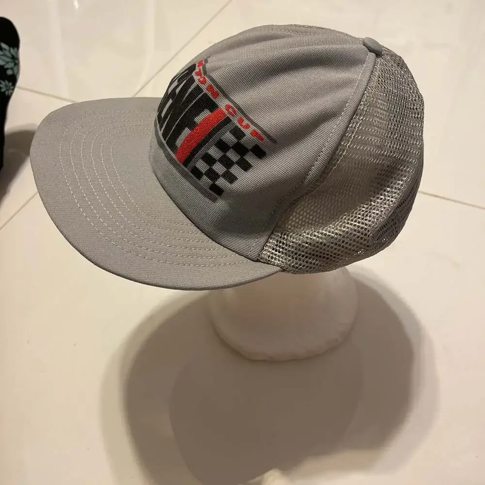 Vintage Winston Cup SCENE IT! NASCAR Gray Mesh Trucker Hat